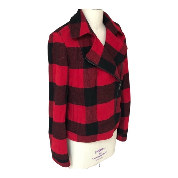LOFT Jackets & Blazers - Loft Buffalo Plaid Motto Jacket